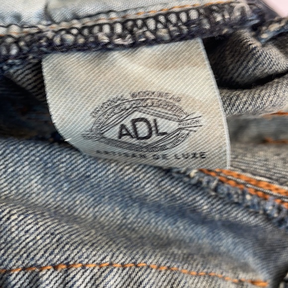 Free People Artisan Delux Patch Boho Jeans Sz 24 - Picture 11 of 11